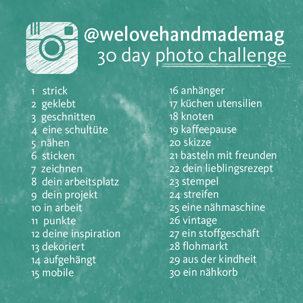 instagram photo challenge