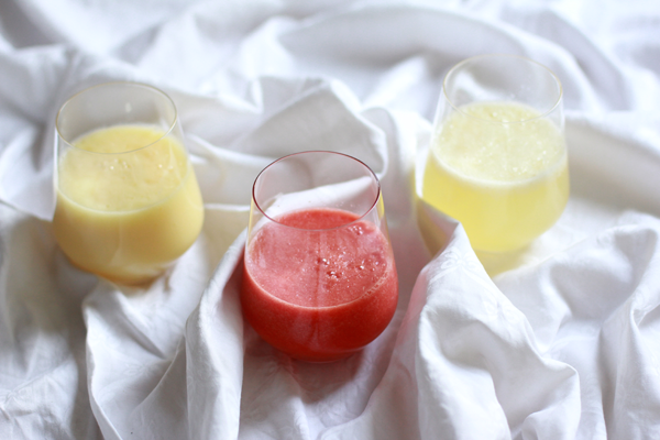 Popsticles Ananas Wassermelone Zitrone-Hollunder-Prosecco Masse | we love handmade
