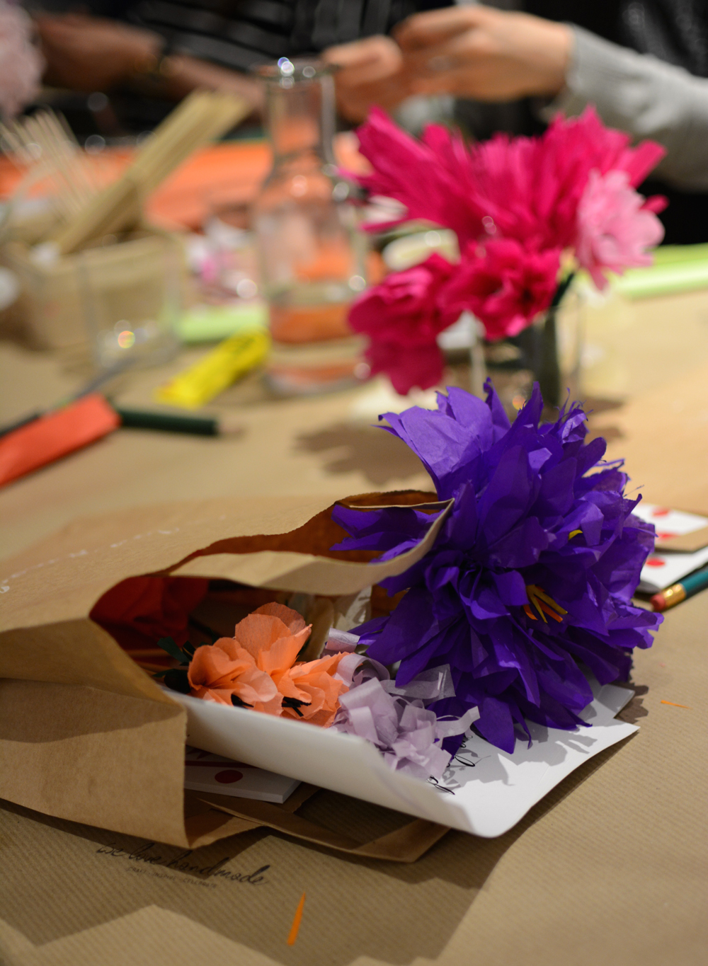 Papierblumen-Workshop | we love handmade
