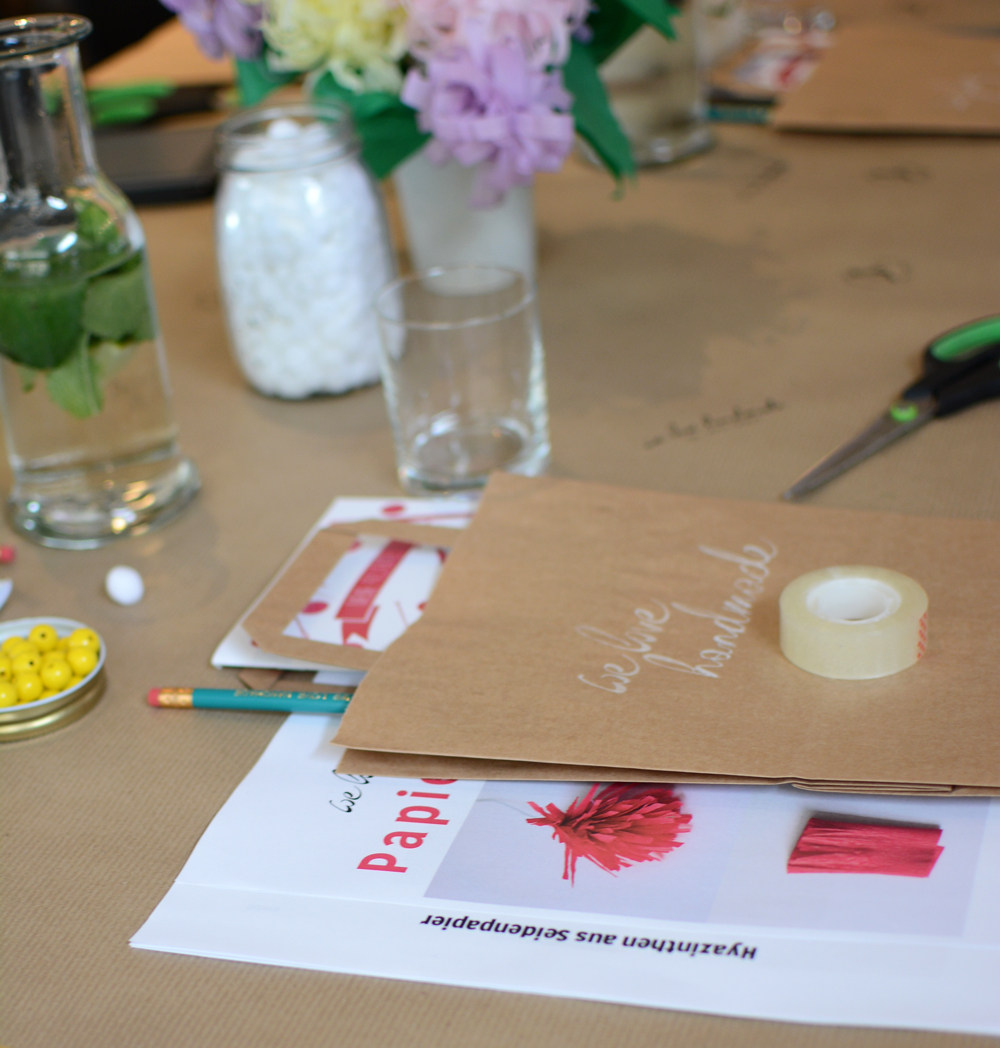 Papierblumen-Workshop | we love handmade