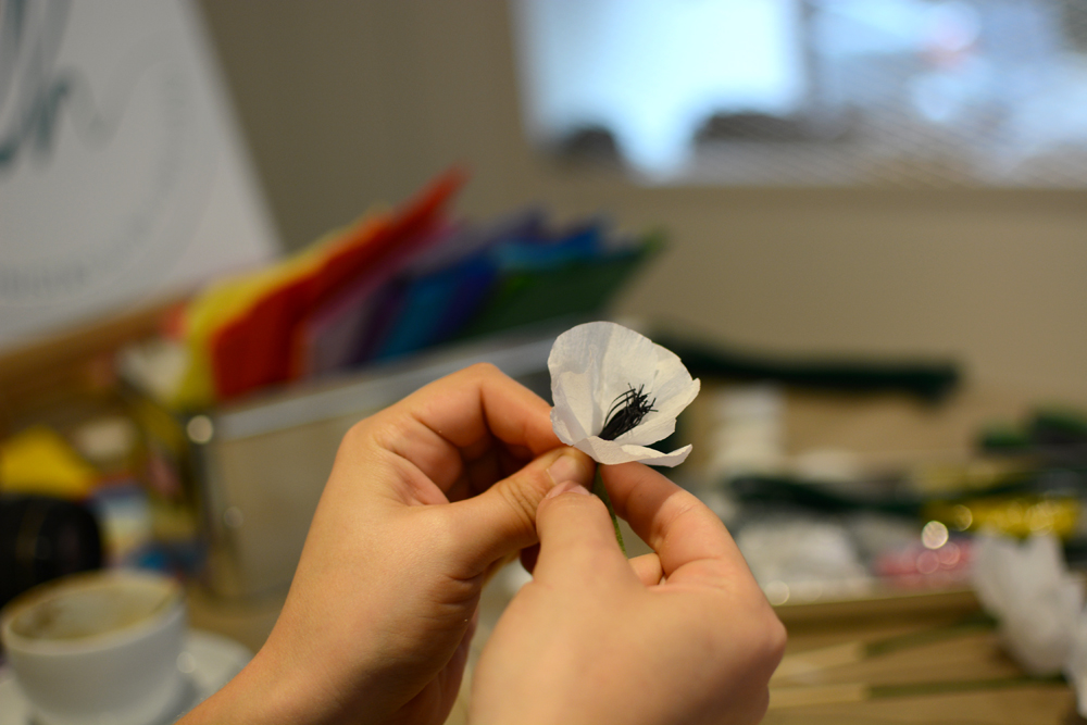 Anemone aus Papier | we love handmade