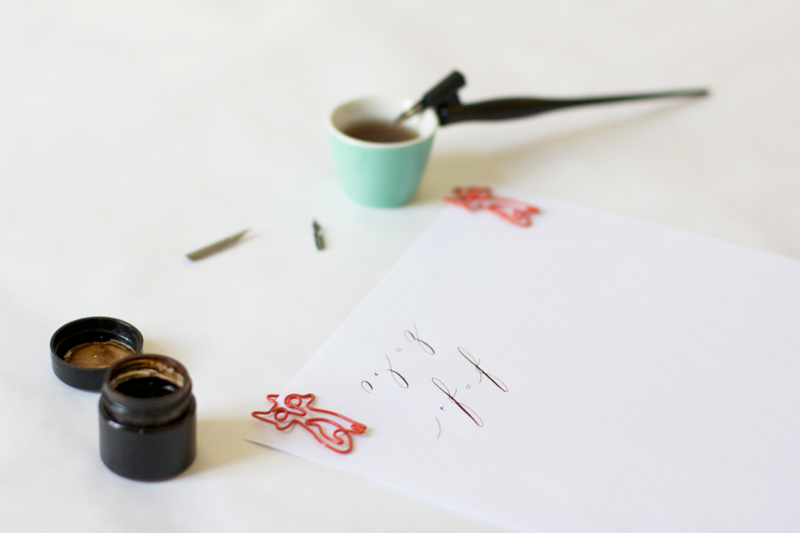 Kalligraphie: Grundübung - f | we love handmade