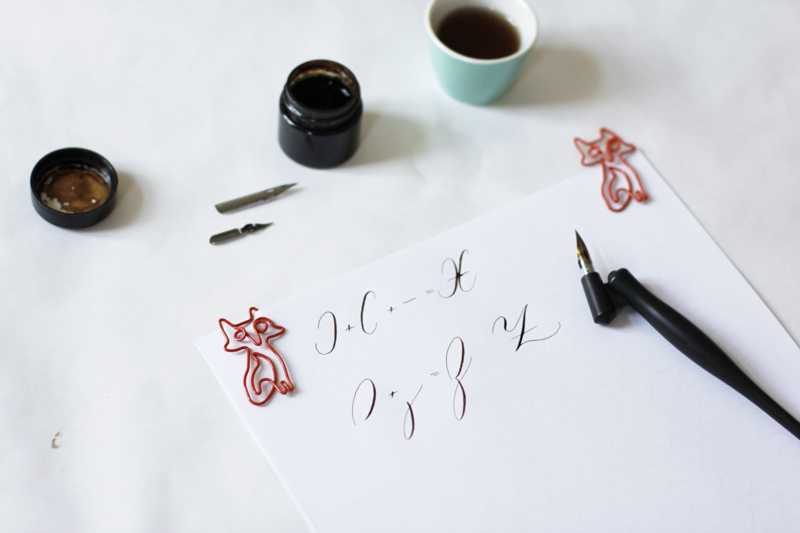 DIY Kalligraphie Anleitung Großbuchstaben | we love handmade