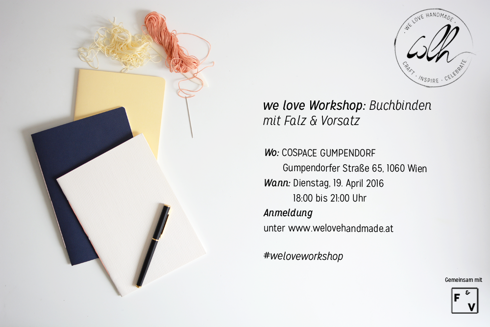 Buchbinden-Workshop | we love handmade