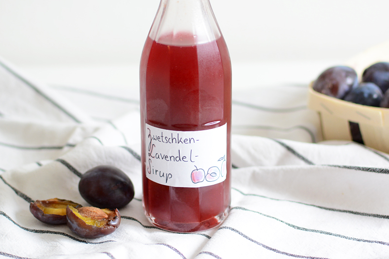 Zwetschken-Lavendel-Sirup: Etikett | we love handmade