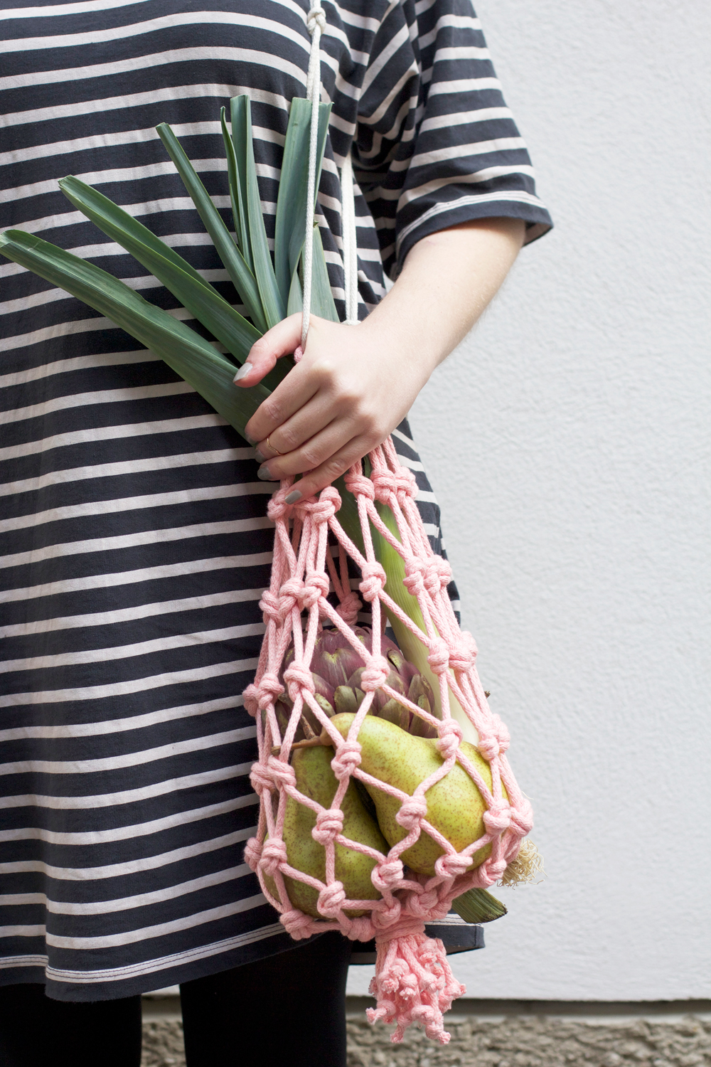 DIY: Einkaufstasche aus Makramee | we love handmade