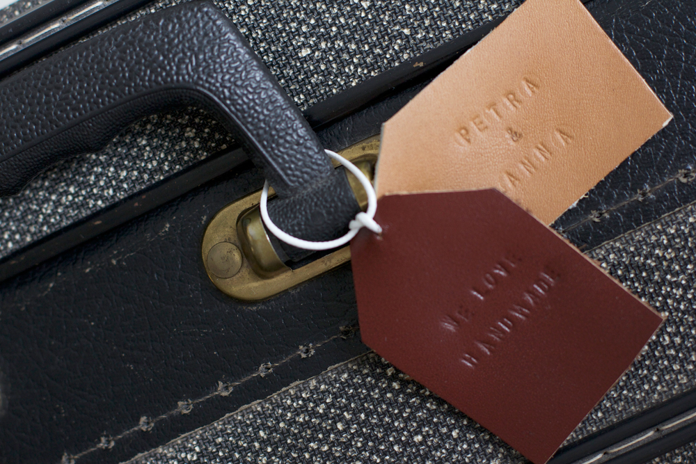 Kofferanhänger aus Leder | we love handmade