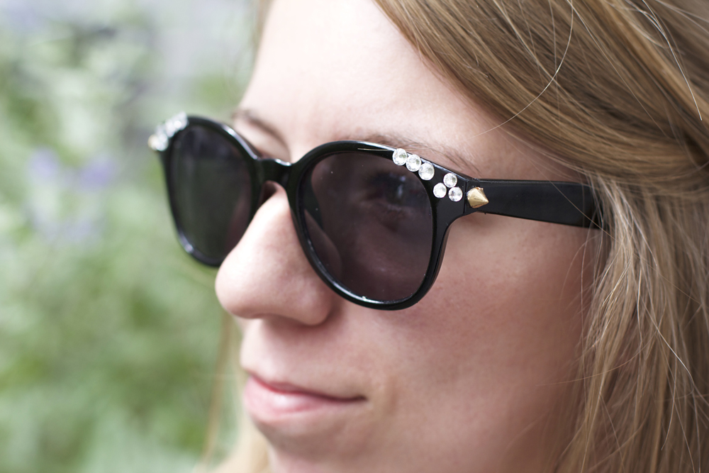 Strass-Sonnenbrille | we love handmade