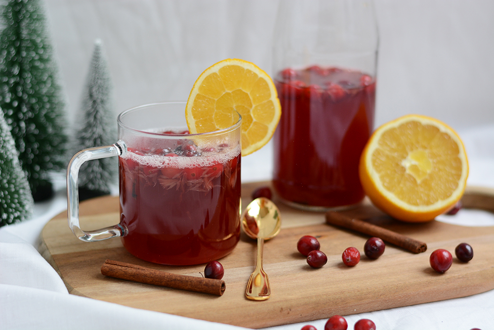 Weihnachtlicher Cranberry-Punsch | we love handmade