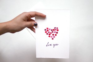 DIY: Valentinstag Vday Karten stempeln | we love handmade