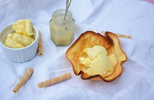 Rezept für Karamell-Vanille-Eis | we love handmade
