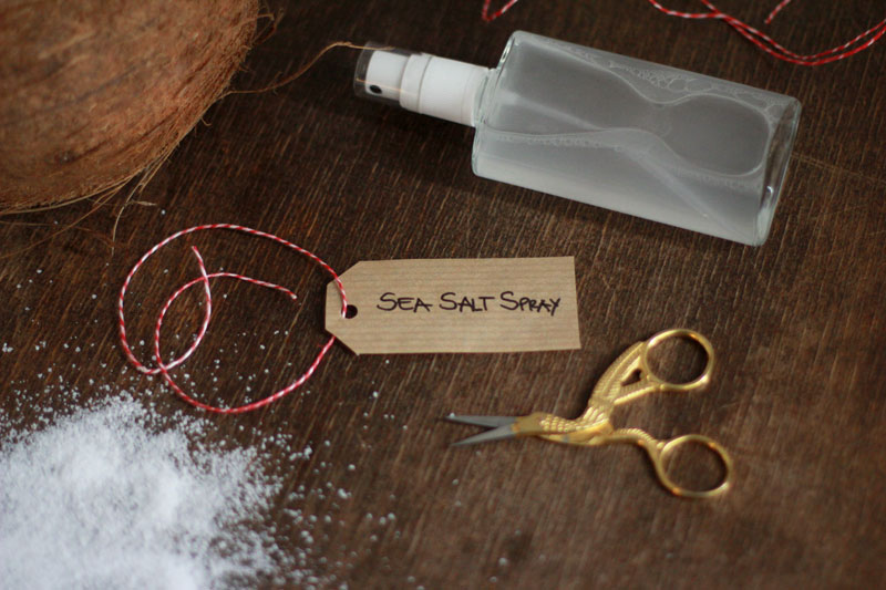 DIY Sea Salt Spray | we love handmade