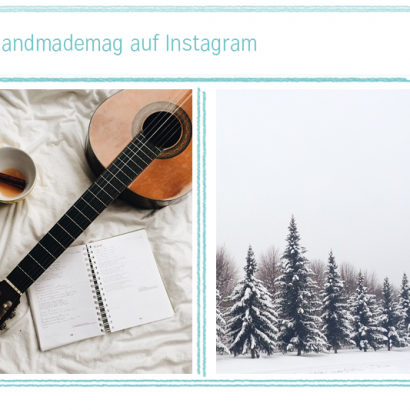 Gitarre und Schnee - we love Instagram | we love handmade