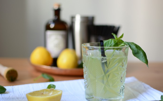 Cocktail-Rezept: Cocktail: Gin Basil Smash | we love handmade