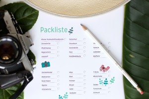 Freebie: Packliste | we love handmade
