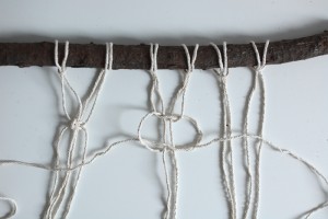 Makramee-Wandteppich Knoten | we love handmade