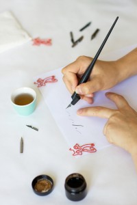 Kalligraphie: Grundübung | we love handmade