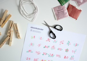 Tee-Adventkalender: Material | we love handmade