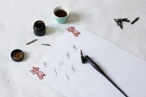 DIY Kalligraphie Anleitung Großbuchstaben | we love handmade