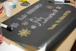 Geschenkpapier-Workshop. Zeichnen und schreiben | we love handmade