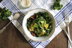 Rezept: Erdäpfel-Vogerlsalat mit Käferbohnen | we love handmade