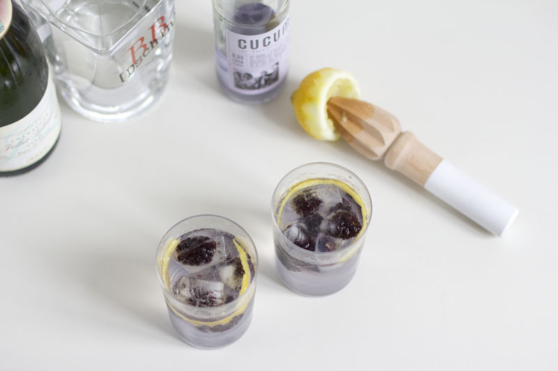 Drinks: Lavendel-Champagner-Gin-Cocktail - we love handmade