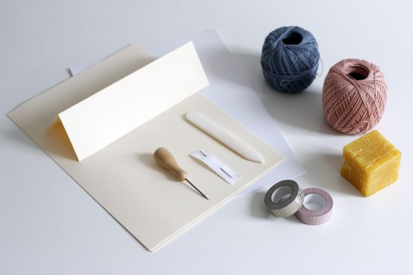 Notizhefte binden: Material | we love handmade