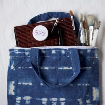 Shibori-Tasche für Utensilien | we love handmade