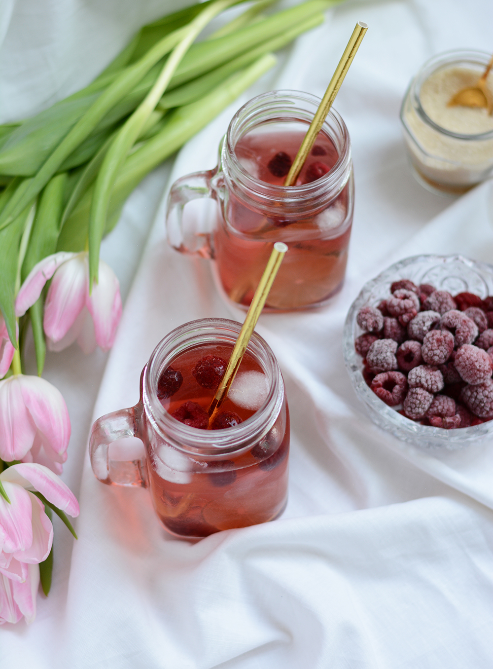 Raspberry Lemonade Cocktail-Rezept | we love handmade