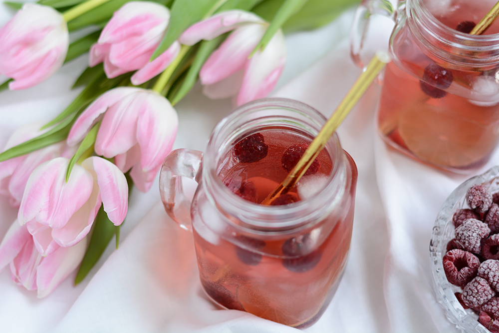 Raspberry Lemonade: Drink-Rezept | we love handmade