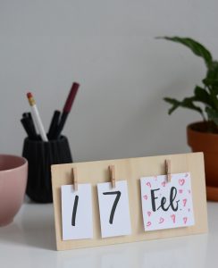 Tischkalender aus Holz | we love handmade
