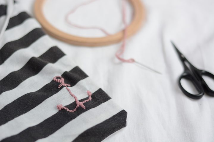 T-Shirt: Anker sticken | we love handmade