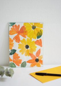 Blumen-Stempel-Druck | we love handmade