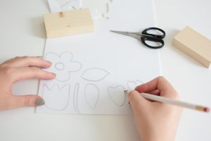 Blumen-Stempel zeichnen | we love handmade