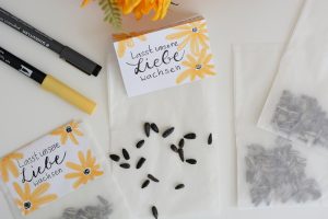 Sonnenblumen-Sackerl: DIY | we love handmade