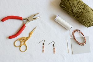 Tassel-Ohrringe: Material | we love handmade