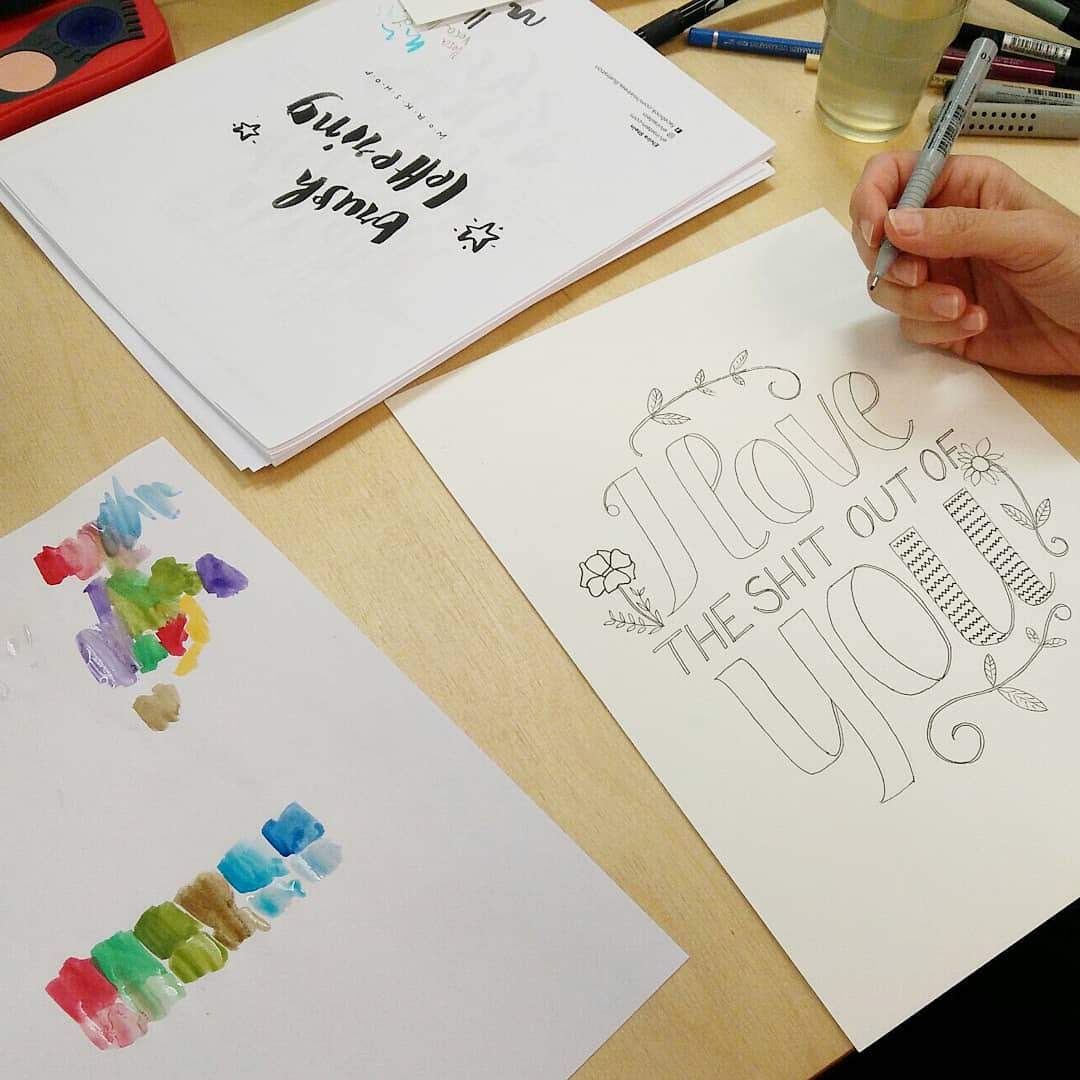 Hand-Lettering-Workshops | we love handmade