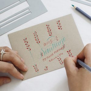 Kalligraphie-DIY: Kuvert-Gestaltung | we love handmade