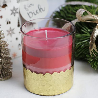 Ombre-Kerze als Geschenk: DIY für Bipa | we love handmade