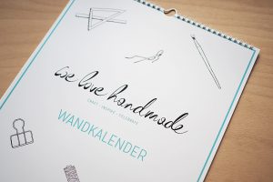 Wandkalender A3 | we love handmade