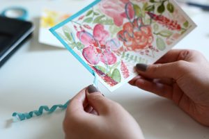 DIY: Aquarellkarte für Muttertag | we love handmade