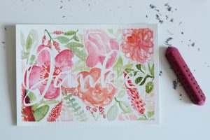 DIY: florale Aquarellmalerei | we love handmade