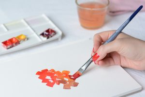 Aquarellmalerei: Tischkärtchen | we love handmade