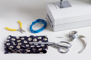 Material für das DIY Haarband mit Draht | we love handmade