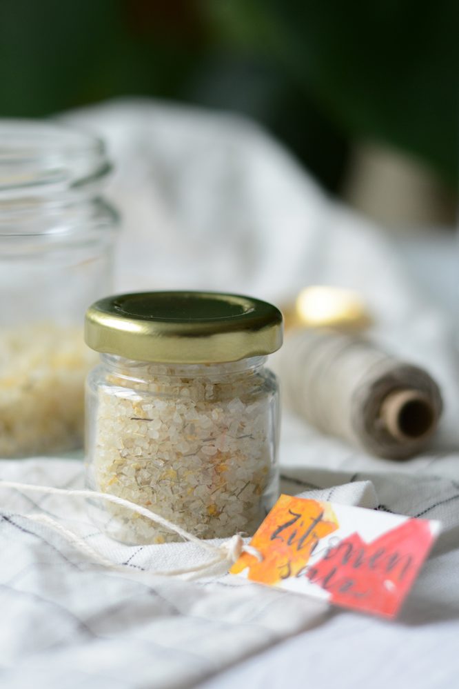 Rezept: Zitronensalz als Gastgeschenk - we love handmade