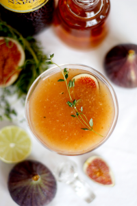 Drink: Feigen-Thymian-Cocktail mit Mandarinen Likör | we love handmade