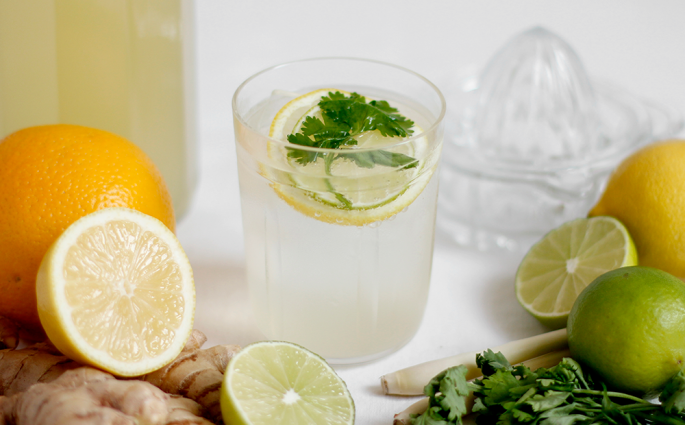Drink: Koriander-Zitronengras-Limonade selber machen | we love handmade