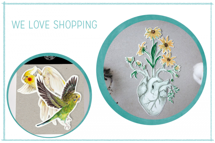 we love Shopping: Handgemachte Sticker | we love handmade