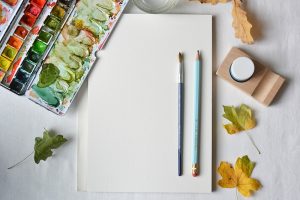 Herbstliches Aquarell: Material | we love handmade