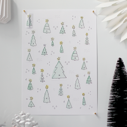 DIY: Adventskalender zum Ausdrucken | we love handmade